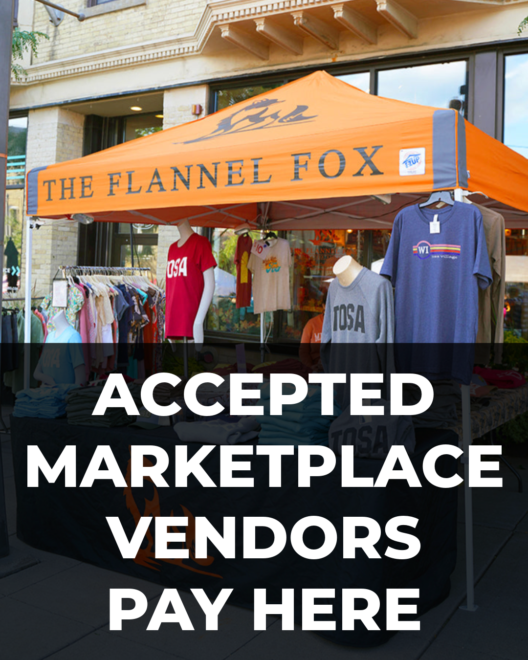 TosaFest 2026 Marketplace Vendor Payment